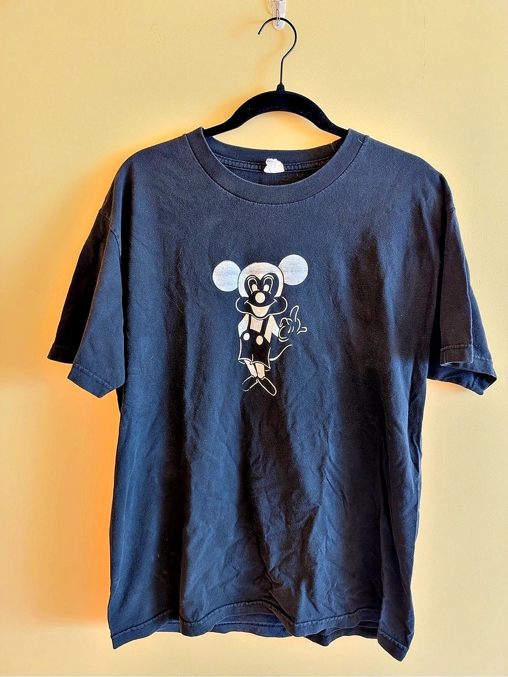 Mickey Mouse Graphic Short Sleeve Tee in Black